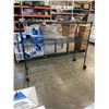 Image 3 : GREEN WIRE ROLLING RACK, 24 DEEP, 72 LONG
