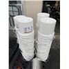 Image 2 : LARGE LOT OF WHITE BUCKETS