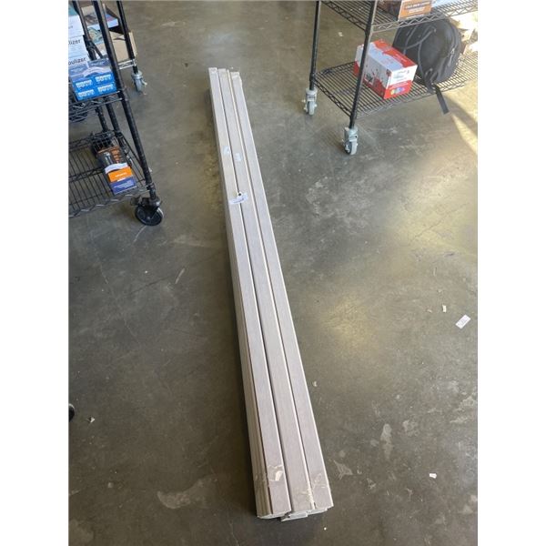 NEW STAIR NOSING IN MR. GREY, 28 LENGTHS OF 8FT