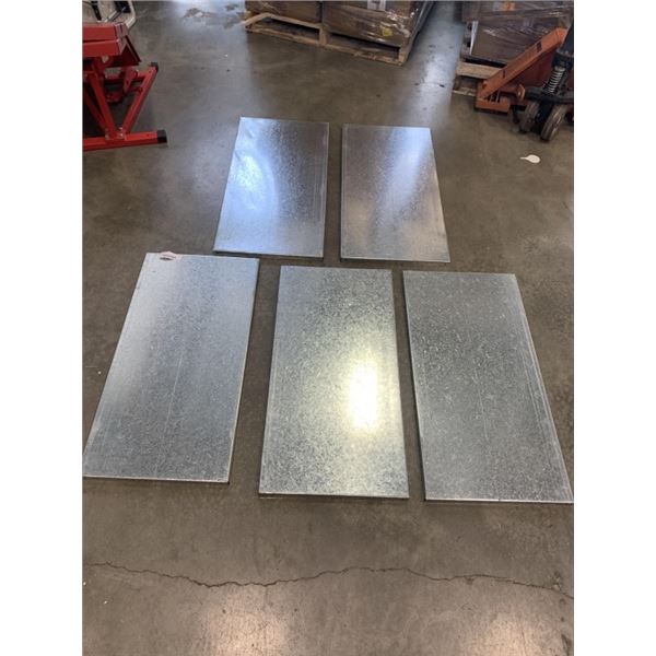 5 -18 X 36 GALVANIZED SHELVES