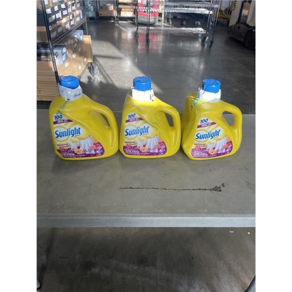 3 NEW 4L SUNLIGHT MORNING FRESH LAUNDRY SOAP