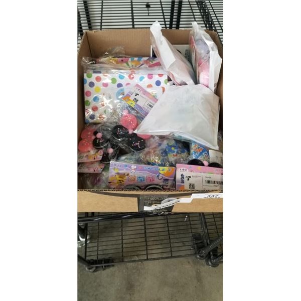 NEW KIDS PARTY GOOD BAG ITEMS INLCUDING 60 NEW GIFT BAGS AND ASSORTED PARTY FAVORS / TOYS