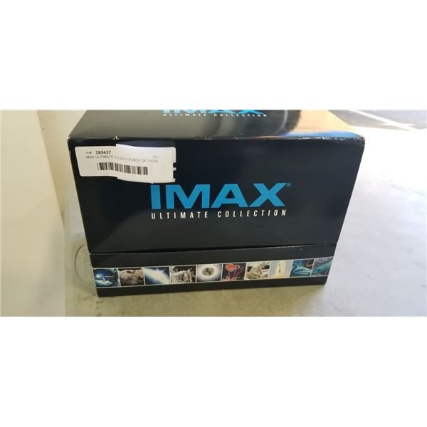 IMAX ULTIMATE COLLECTION BOX OF DVDS MOSTLY SEALED