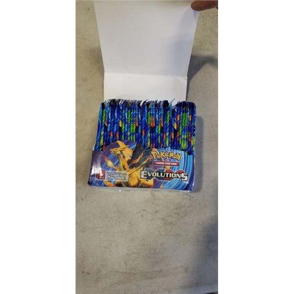 POKEMON EVOLUTIONS TRADING CARD PACKS, SEALED, UNAUTHENTICATED