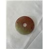 Image 2 : VINTAGE CHINESE JADE DISK PENDANT 2" DIAMETER NO DAMAGE VISABLE