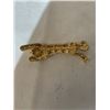Image 3 : GOLD PLATED W/ RHINESTONES LEOPARD SHOUDLER BROOCH