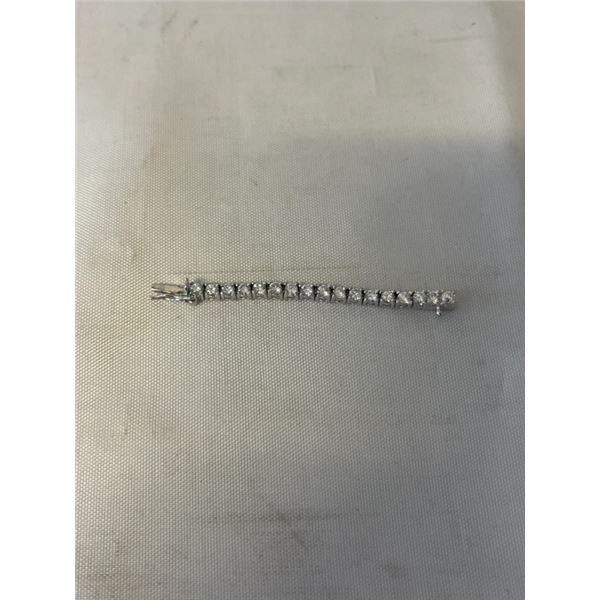 STERLING SILVER W/ CZ STONES EXTENSION FOR TENNIS BRACELET
