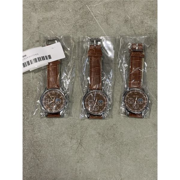 3 NEW GENEVA WATCHES