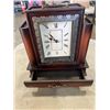 Image 2 : JEWLLERY CASE W/ CONTENTS AND CLOCK W/ DRAWER
