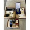 Image 1 : 2 TRAYS OF NECKLACES AND 6 DINNER RINGS