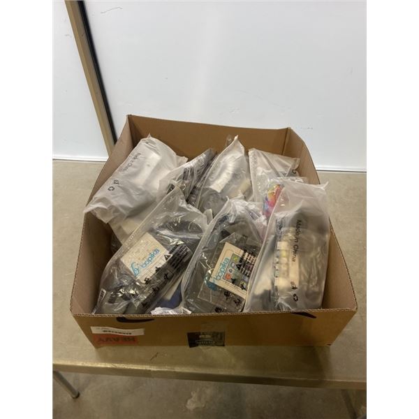 LOT OF VARIOUS WATER SHOES AND WET BAGS