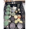 Image 3 : TRAY OF ASSORTED CANDLES AND STANDS