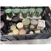Image 4 : TRAY OF ASSORTED CANDLES AND STANDS