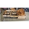 Image 1 : LOT OF BASKETS, 3 COSMETIC BAGS, AND LADIES PURSE