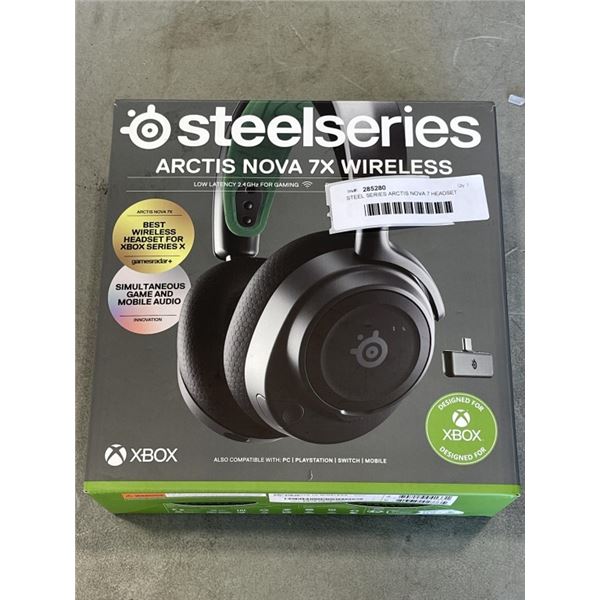STEEL SERIES ARCTIS NOVA 7 HEADSET WORKING WITH RETAIL BOX