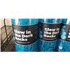 Image 2 : 4 NEW TUBS OF BLUE GLOW IN THE DARK ROCKS