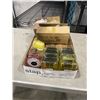 Image 1 : TRAY OF NEW TEA LIGHT CANDLES AND KITCHEN SCALES