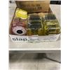 Image 3 : TRAY OF NEW TEA LIGHT CANDLES AND KITCHEN SCALES