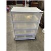 Image 1 : 4 DRAWER WIDE CHEST PLASTIC ORGANIZER