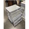 Image 3 : 4 DRAWER WIDE CHEST PLASTIC ORGANIZER