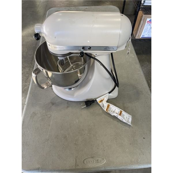 KITCHENAID ARTISAN 5 QUART MIXER WITH BOWL AND ATTACHMENT NOISIER THAN NORMAL