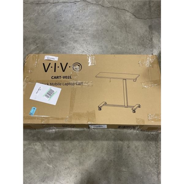 VIVO BLACK MOBILE LAPTOP CART