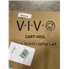 Image 2 : VIVO BLACK MOBILE LAPTOP CART