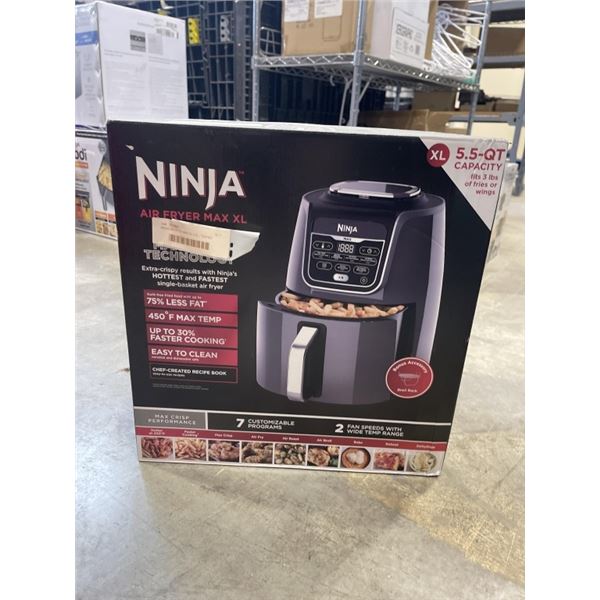 NINJA AIR FRYER MAX XL 5.2L - TESTED WORKING, RETAIL $249