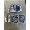 Image 1 : LOT OF CHARGING CABLES, CAT CABLE, USB LED LIGHTS, ETC