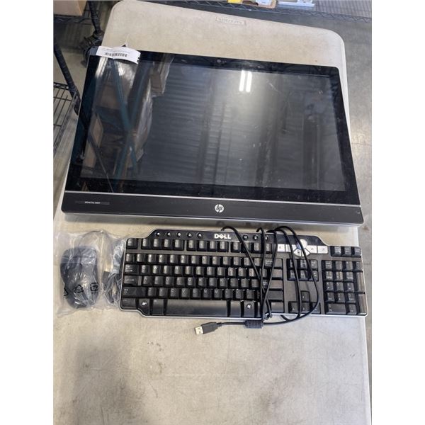HP ALL IN ONE COMPUTER W/ KEYBOARD AND MOUSE