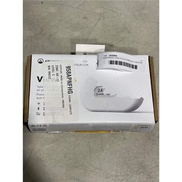 AIRTHINGS VIEW PLUS COMPLETE INDOOR AIR QUALITY MONITOR