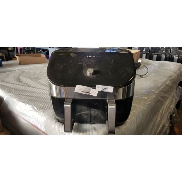 AS NEW INSTANT POT VORTEX PLUS DUAL AIR FRYER - TESTED WORKING, RETAIL $289