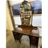 Image 1 : ANTIQUE VANITY DRESSER WITH MIRROR