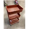 Image 3 : 3 TIER ROLLING ORGANIZER RACK