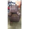 Image 1 : BROWN FABRIC RECLINER
