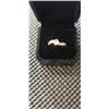 Image 2 : NEW 14K GOLD PLATED 0.8CT SIMULATED DIAMOND (CZ) 3 PIECE RING SET SIZE 7.5