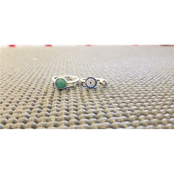 2 925 STERLING SILVER RINGS