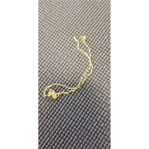 18K GF CHAIN, BROKEN CLASP