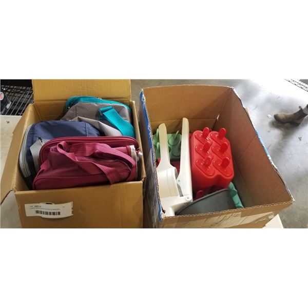 LUNCH BAGS AND POPSICLE MAKERS