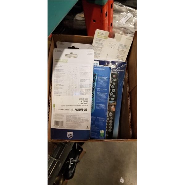 LARGE LOT OF ASSORTED PHILLIPS UNIVERSAL REMOTE CONTROLS