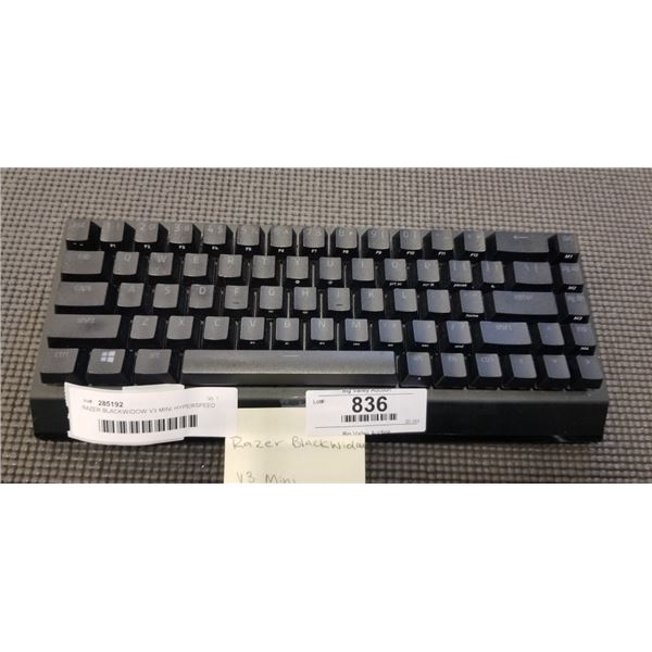RAZER BLACKWIDOW V3 MINI HYPERSPEED GAMING KEYBOARD