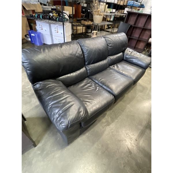 BLACK LEATRHER SOFA, GOOD CLEAN CONDITION
