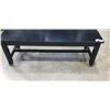 Image 3 : BACK SOLID WOOD BENCH 47 INCH LONG X 18 INCH DEEP