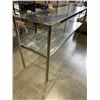 Image 3 : BRASS 2 TIER SOFA TABLE