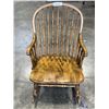 Image 1 : ANTIQUE PRESSBACK ROCKING CHAIR