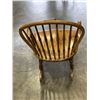 Image 2 : ANTIQUE PRESSBACK ROCKING CHAIR