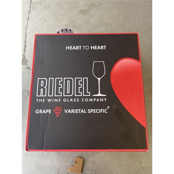 2 RIEDEL PINOT NOIR WINE GLASSES