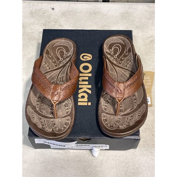 NEW OLUKAI HIAPO  RUM DK WOOD MENS SIZE 9
