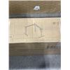 Image 4 : WHITE 63"X 55" CORNET TABLE TOP AND WHITE MEDIUM SINGLE MOTOR CORNER DESK FRAME