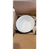 Image 2 : 6 NEW WHITE PORCELAIN SOUP BOWLS